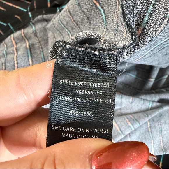 Torrid Black Midi Dress with Stripes - Picture 10 of 11